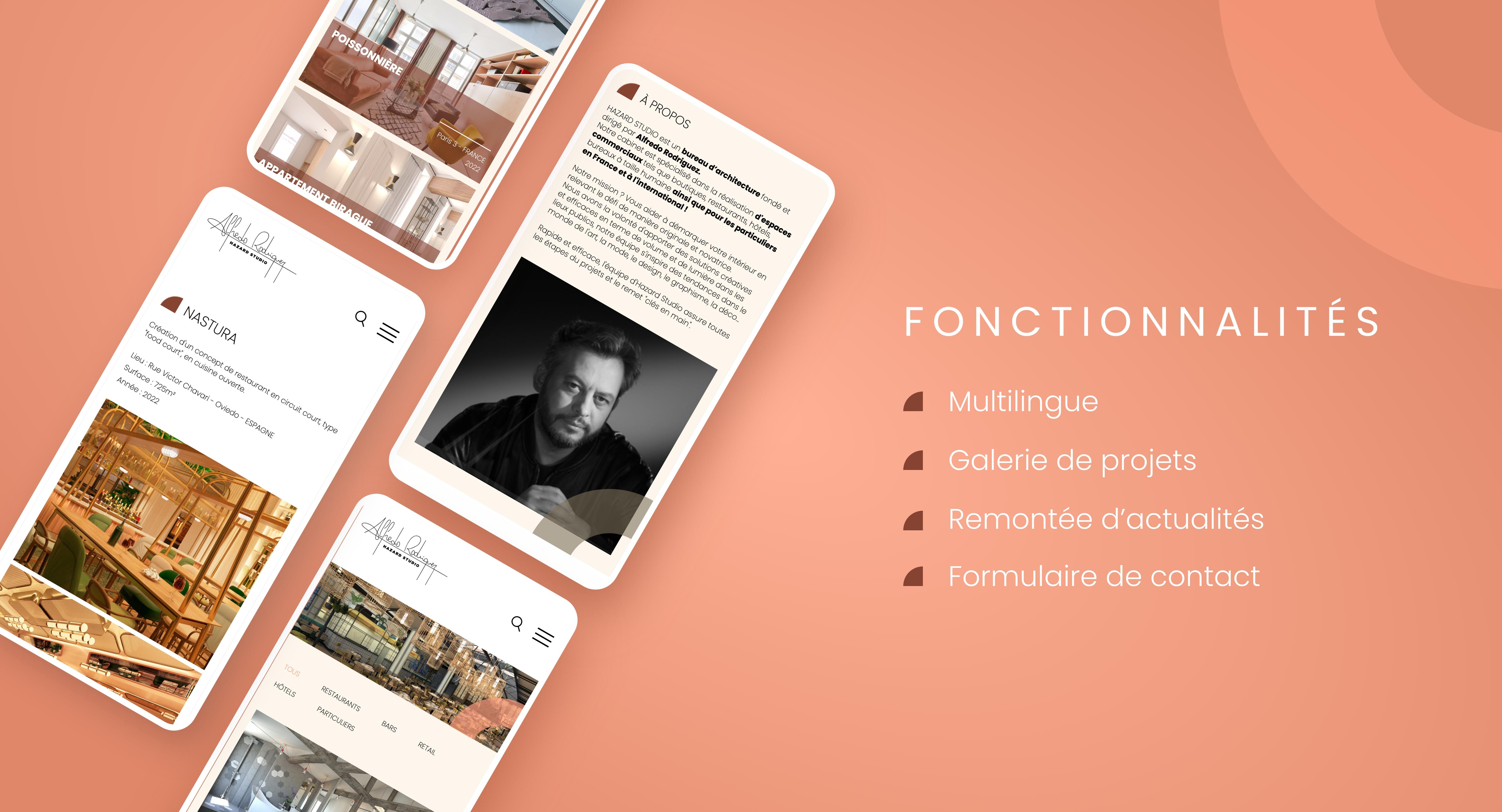 Fonctionnalités responsive